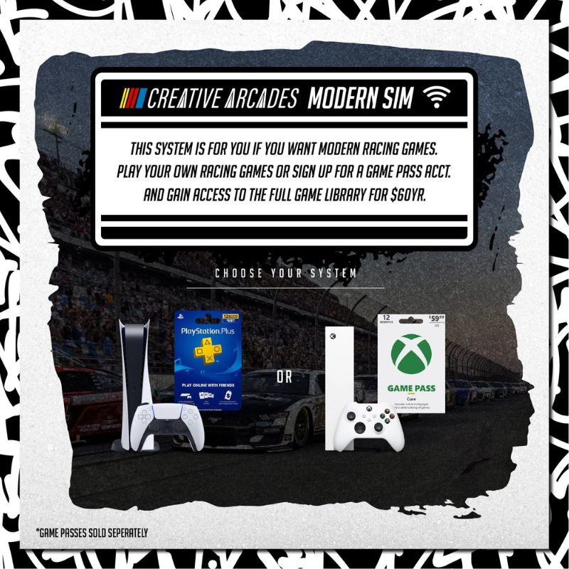 Racing Arcade Machine Modern Sim