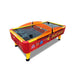 Pac-Man Air Hockey Table themed air hockey table on a white background