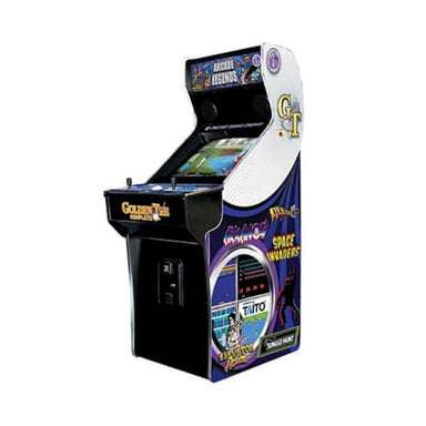 Arcade Legends 3 machine with classic games displayed on the screen and sides.