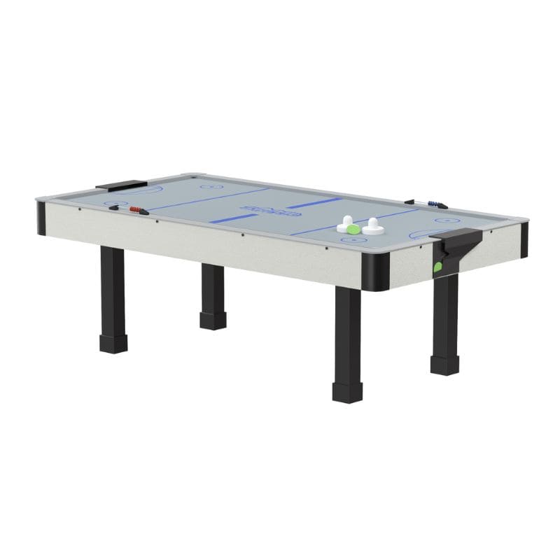 Arctic Wind Air Hockey Table Side View on a white background 
