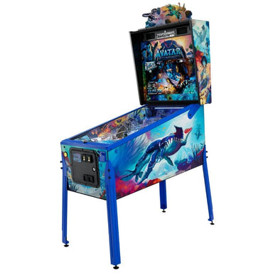 Pinball machine themed after the movie 'Avatar' on a white background