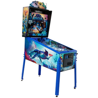 Pinball machine with 'Avatar' theme on a white background