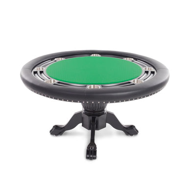 BBO Nighthawk Round Poker Table - 8 Players in green