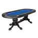 BBO Elite Alpha Lighted Poker Table for 10 Players in Blue