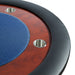 BBO Ultimate Poker Table-Mahogany Racetrack in Blue