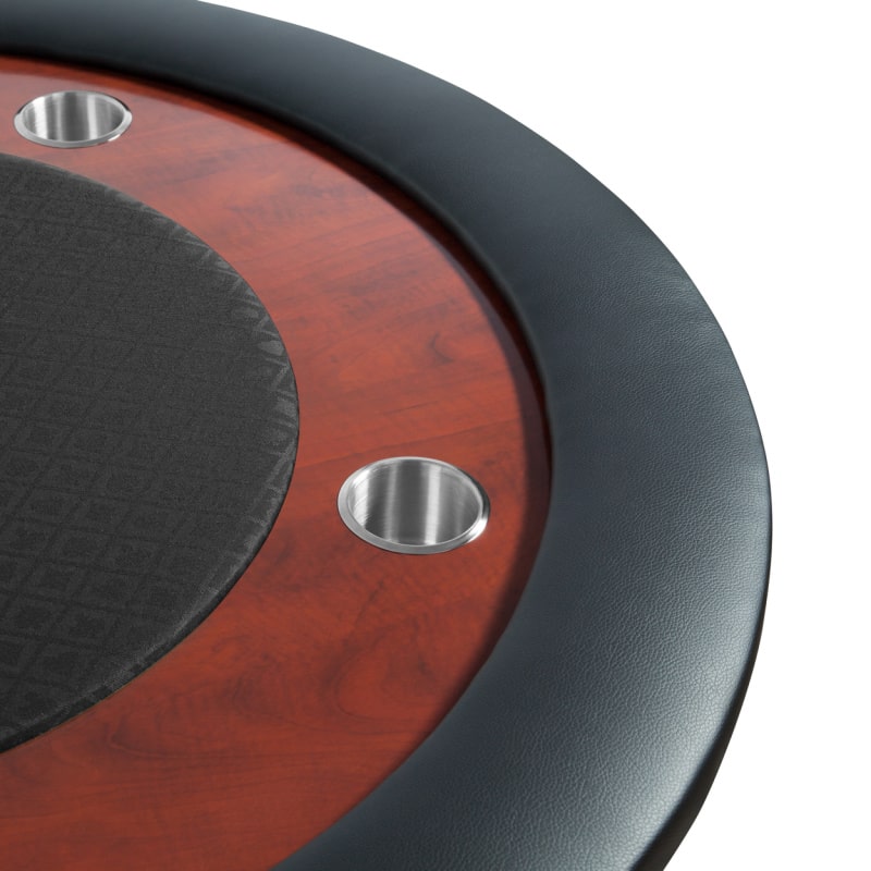 BBO Ultimate Poker Table-Mahogany Racetrack in Black