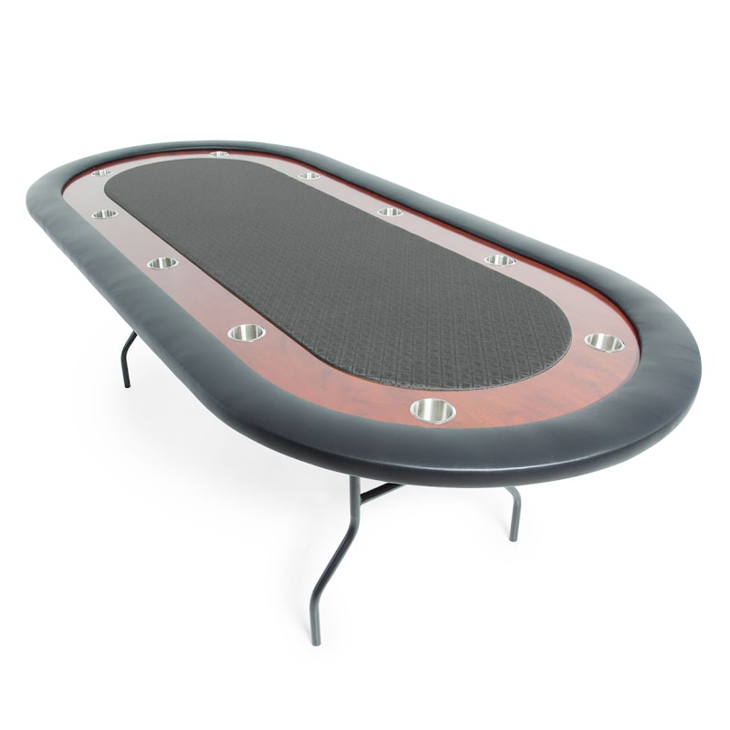 BBO Ultimate Poker Table-Folding 10 Player in Black