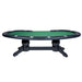 BBO Prestige X Kidney Bean Poker Table - Luxury in green