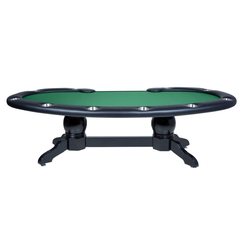 BBO Prestige X Kidney Bean Poker Table - Luxury in green
