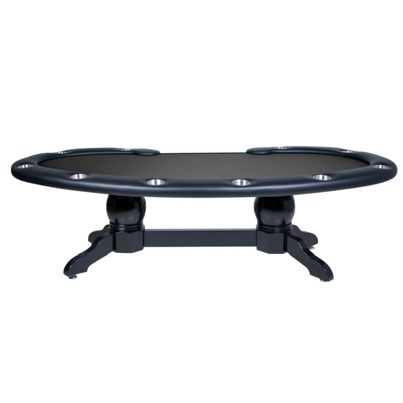 BBO Prestige X Kidney Bean Poker Table - Luxury in black