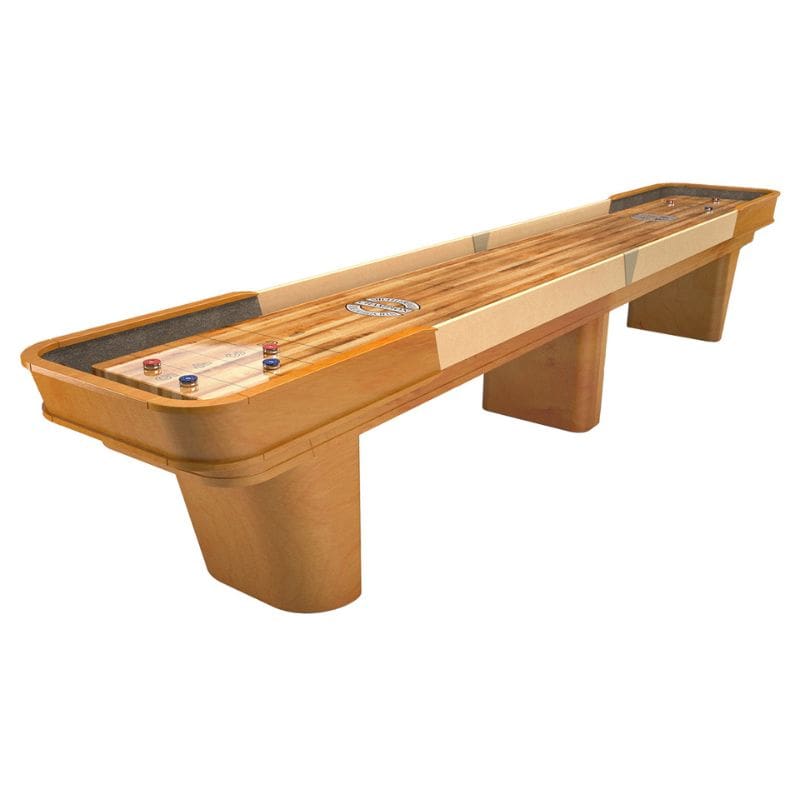 Champion-Capri Wooden shuffleboard table on a white background
