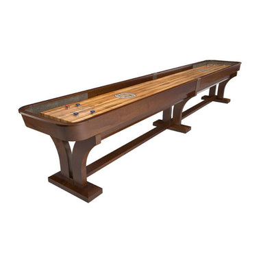 Champion-Venetian Wooden shuffleboard table on a white background
