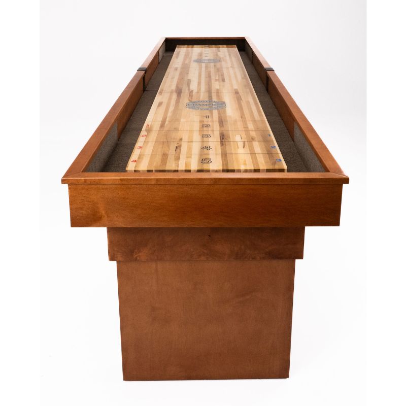 Champion Ridglea wooden shuffleboard table on a white background