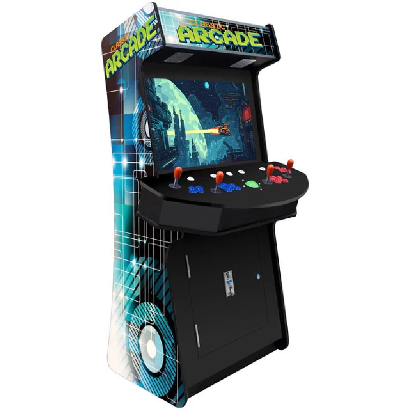 Creative Arcades 4 Player Slim Stand Up Arcade Machine - 6,296 Games ...