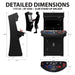 Creative Arcades 4 Player Slim Stand Up Arcade Machine Dimensions