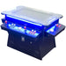 Creative Arcades Tilt Cocktail Arcade - 5200 Games right view flat screen lights on