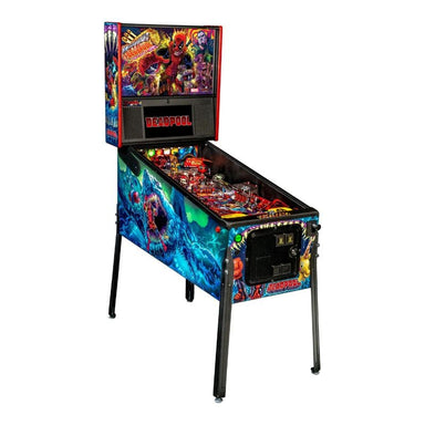 Deadpool Premium Pinball machine on a white background right view