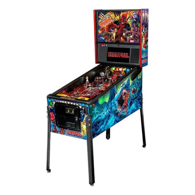 Deadpool Premium Pinball machine on a white background left view