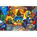 Dungeons-and-Dragons-Pinball-Playfield with character illustrations and text on a white background