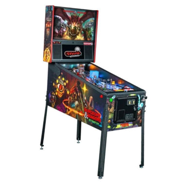 Dungeons & Dragons Pinball with colorful design on a white background