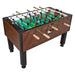 Dynamo Big D Foosball table with wooden finish and green playing surface