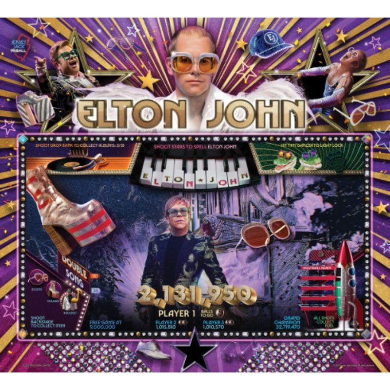 Elton John Pinball Machine Collector's Edition