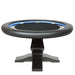 Buy Ginza Round Poker Table for 8 Players in Black
