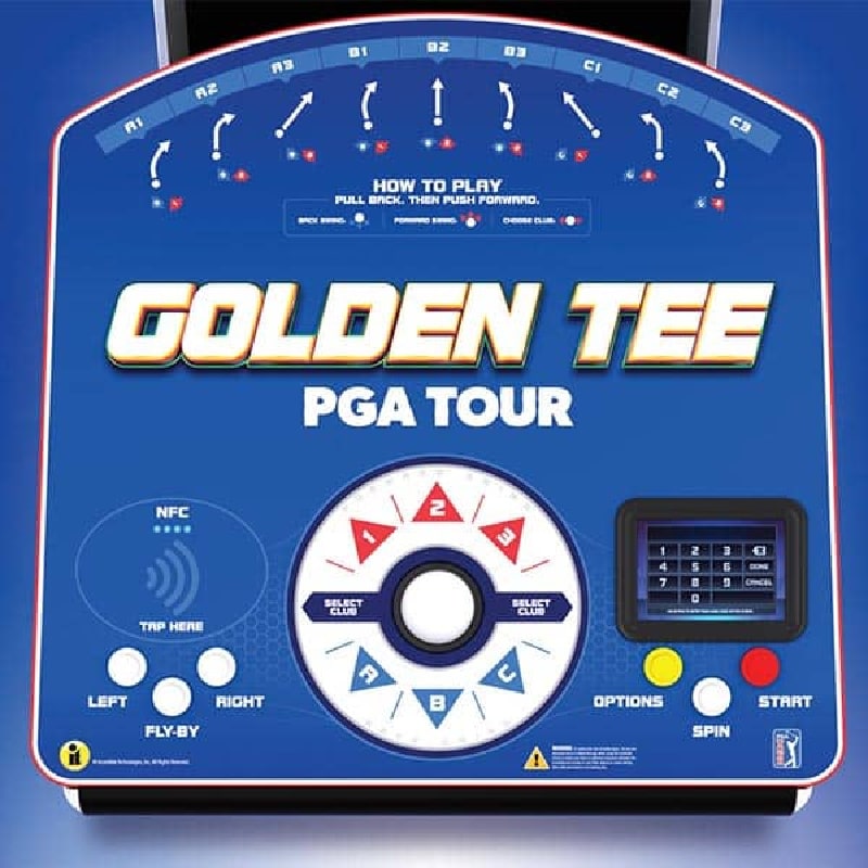 Golden Tee PGA  Panel View