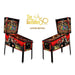 Two pinball machines with 'The Godfather' 50th anniversary design on a white background.