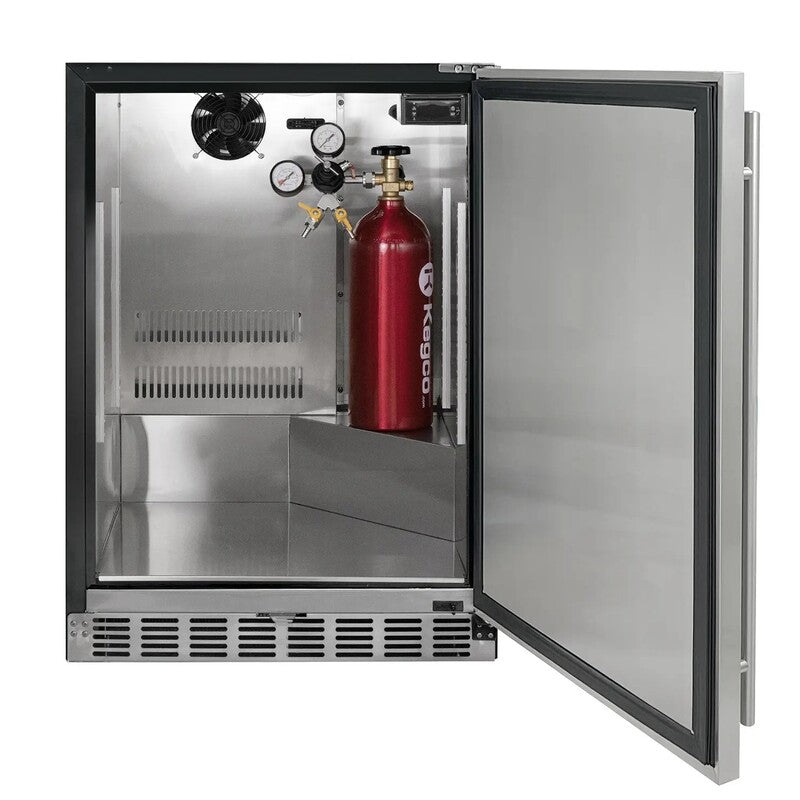 Kegco_HK38_Kegerator_with_Kegco_CO2_Tank