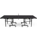 Killerspin MyT7 BlackStorm Outdoor Ping Pong Table Side View
