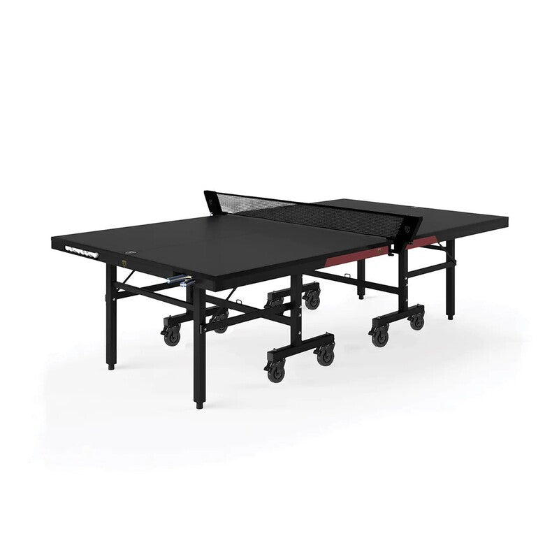 Killerspin MyT 415X Max Indoor Folding Ping Pong Table Jet Black Side View
