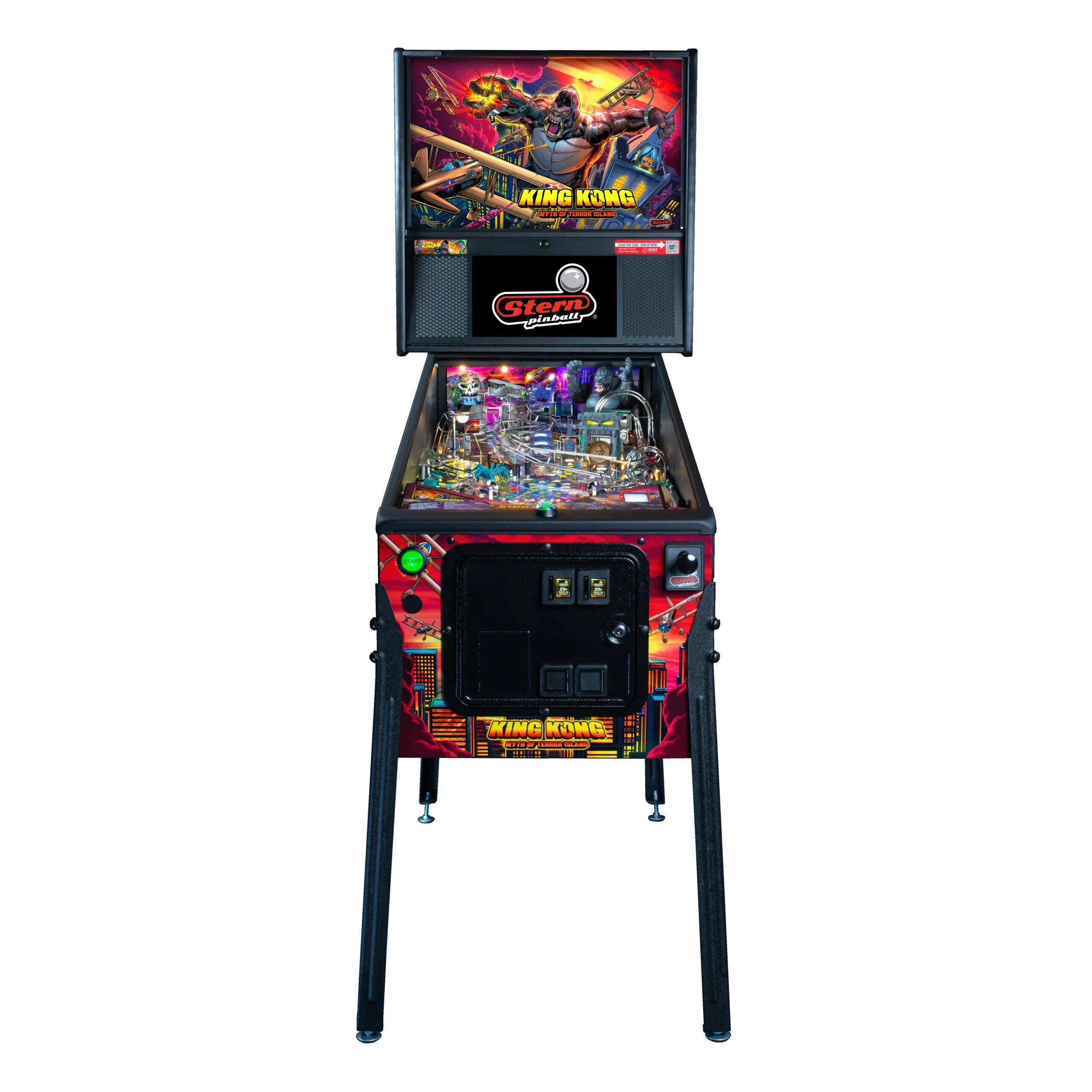 King-Kong-Pinball-Machine-Premium-Front-View