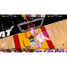 NBA-Superstars-Game interface with player controls and game statistics on a white background