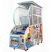 Pac Man Baller Basketball Arcade game machine featuring Pac-Man character on a white background