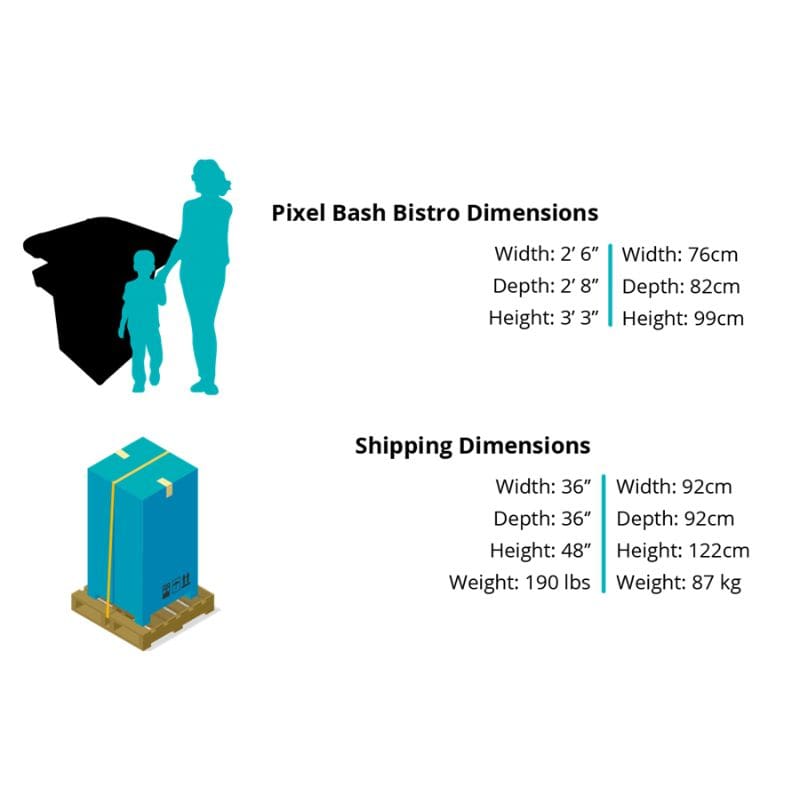 Pac-Man-Pixel-Bash-Cocktail-High-Top-Bistro-Dimensions