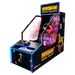 Pac-Man Power Pellets arcade machine with colorful design on a white background
