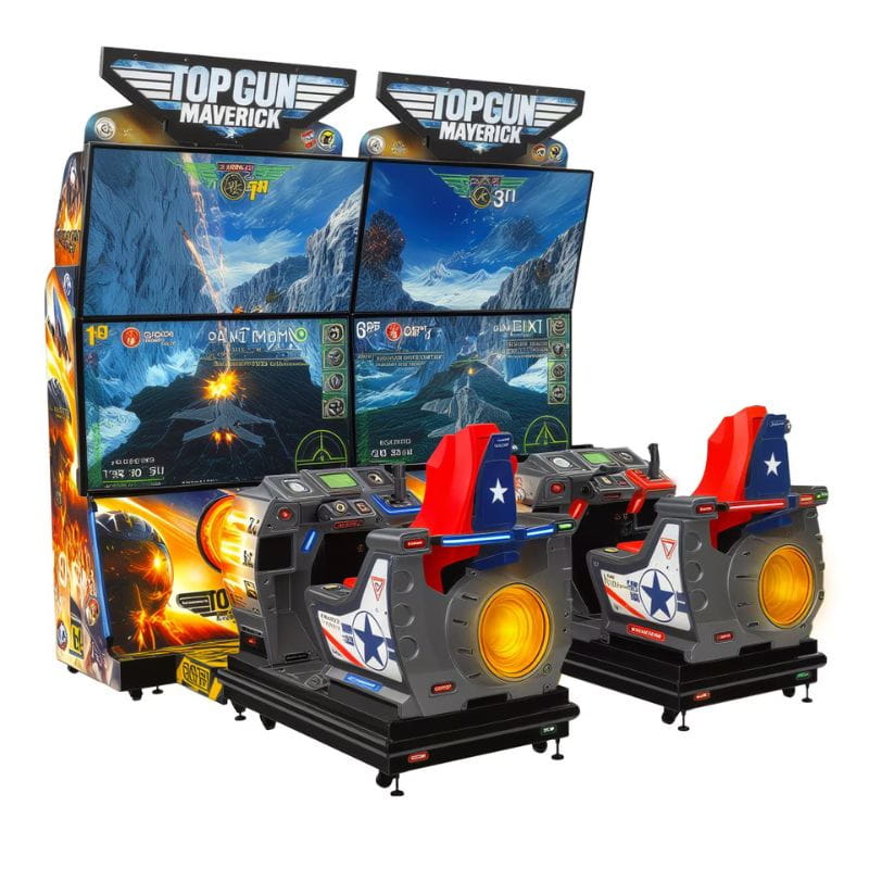 Raw Thrills Top Gun: Maverick Arcade Machine | Flight Simulator Game