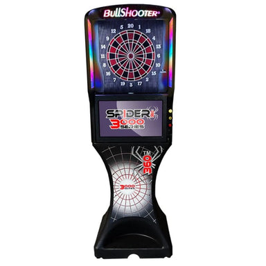 BullShooter Spider 3600 electronic dart board on a white background