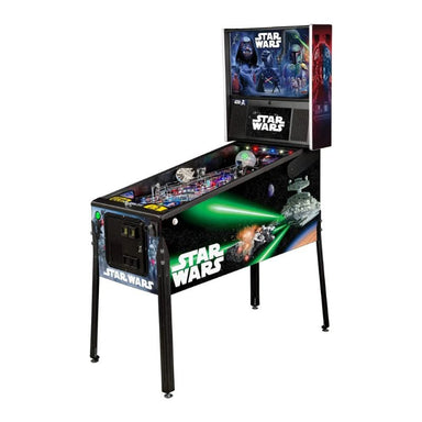Star Wars premium pinball machine on a white background
