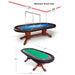 The Rockwell Poker Table Dimesons 