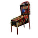 Pinball machine with detailed artwork on a white background