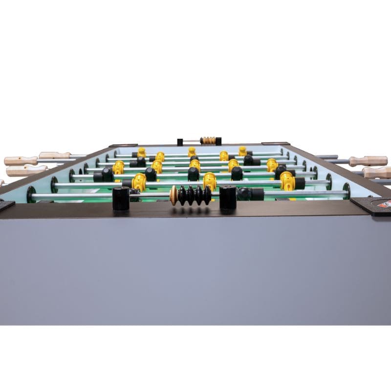 Tornado Elite II Foosball table with players on a white background