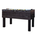 Tornado Sport Foosball table with a dark wood finish on a white background