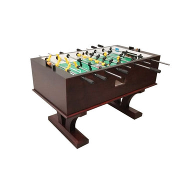 Tornado Venetian Foosball table with wooden frame on a white background