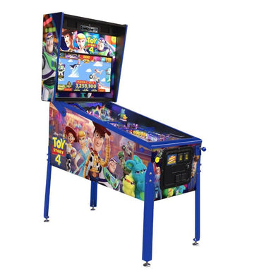 Toy Story 4 pinball machine on a white background