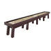 Champion Sundance Shuffleboard with brown frame and beige playing surface on a white background