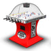 Super Chexx Pro hockey table with transparent dome on a white background